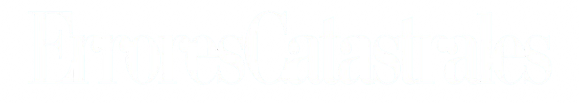 ErroresCatastrales